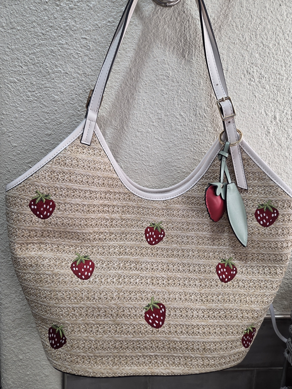 BCBGeneration Straw Tote